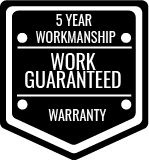 work guranteed 5 year warranty